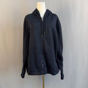 Lucky Brand Charcoal Zip-Up Hoodie